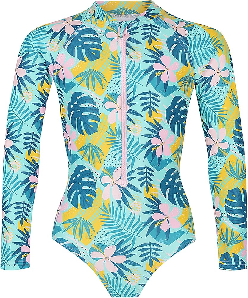 Amazon.com: Tame the Sun Long Sleeve Girls' Swimsuit - Rash Guard Amazon.com: Tame the Sun Long Sleeve Girls' Swimsuit - Rash Guard